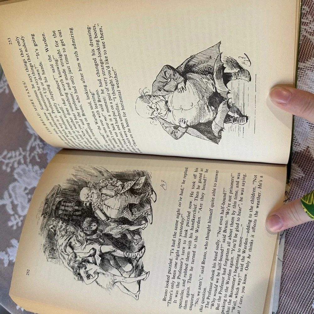 Vintage 90s Lewis Carroll Complete Illustrated‎ Works Chancellor Press